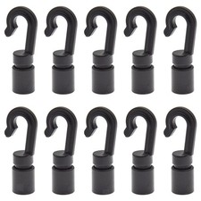 10x Bungee Rope Shock Cord Hooks Heavy Duty Rope Terminal Ends for Kayaks