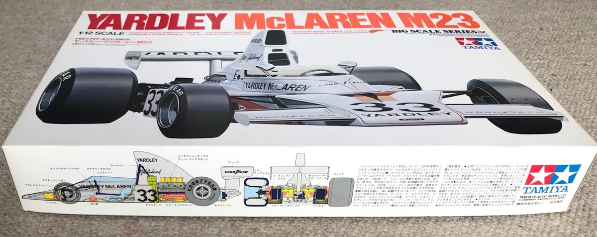 ‼️1/12ティレル003と‼️訳あり‼️ヤードレイマクラーレンＭ２３ YARDLEY McLAREN M23 TAMIYA 1/12 Big Scale Series kit 1974 From