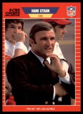 1989 Pro Set #20 Hank Stram Announcer Collectibles