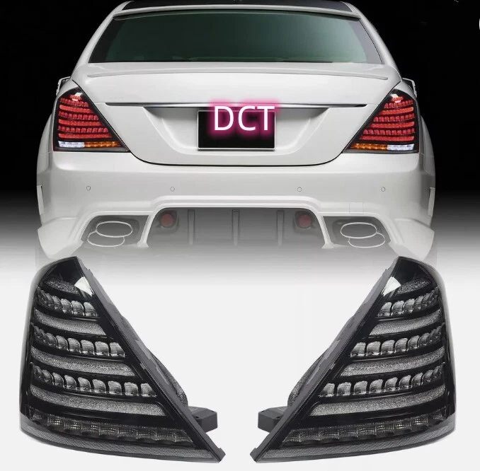 Lámpara trasera CarTail 2 piezas para Mercedes Benz Clase S W221 S450 S500 S550 S600 Humo Foto 4 de 4