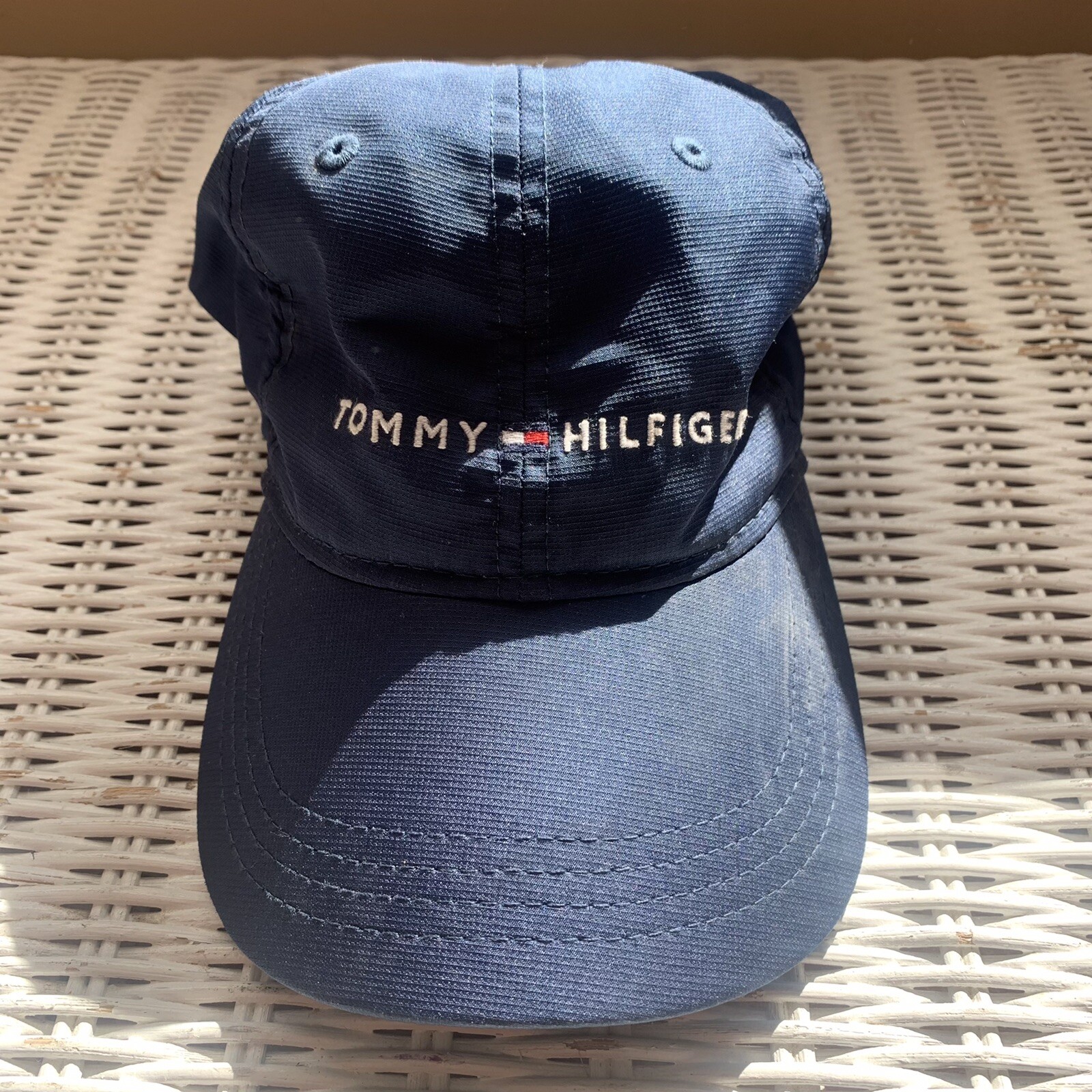 Tommy Hilfiger Adult Embroidered Logo Baseball Cap Navy Adjustable