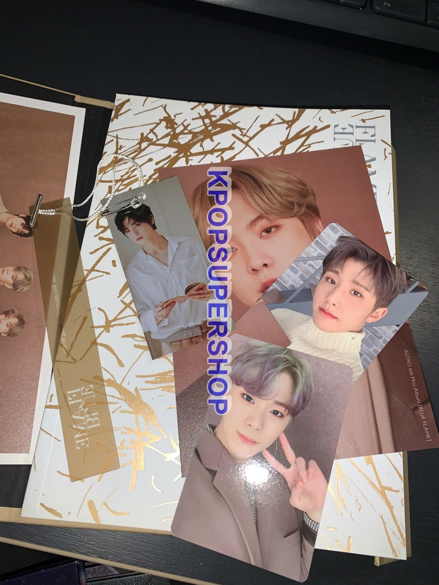 Astro 6th Mini Album Blue Flame The Book Ver. Autographed Signed