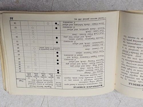 Genuine Honda Owner's Manual Book 1974 CB350F CB350 Four 350F CB 350 K1 - Picture 8 of 8