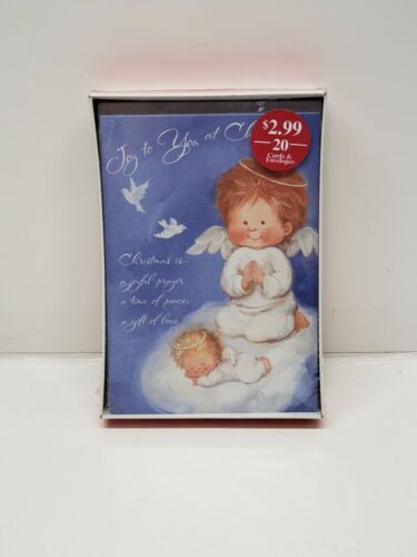 American Greetings Christmas Card Pack 20 Cards with Envelopes USA MADE New NOS