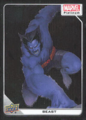 2023 UD Marvel Platinum Beast #75 | eBay