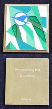 Original Teilnahme Abzeichen / Medaille / Plakette / Deutschlandflug 1971