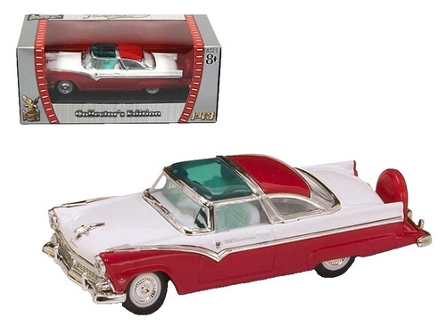 ミニカー (1955) Victoria Crown Fairlane FORD 1955 scale 1/43 - 94202PK Lucky and- Pink , Victoria Crown Ford ミニカー