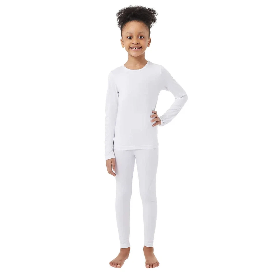 JUEGO DE TRAJE TÉRMICO 32 GRADOS NIÑOS + CONJUNTO DE CAPA BASE LEGGING-TALLA L (12/14) Blanco Foto 3 de 4