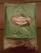 NFL Coors Light Artificial Turf Coozie Koozie Beer Insulator Man Cave