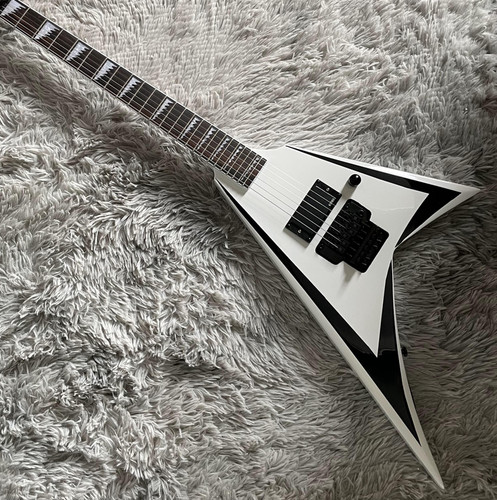 Custom Electric Guitar Alexi Laiho Black W/white Pinstripe Black Hardware New - Bild 1 von 8