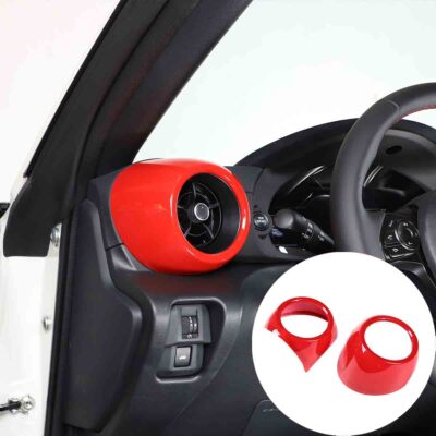 Red Air Conditioner Vent Outlet Cover Trim Decor For Toyota 86/Subaru BRZ 2022