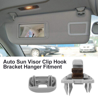 Fits Audi A3 A4 A5 Q5 A7 B6 B7 B8 S4 S5 8U0857562A 2x Gray Inner Sun Visor Clip