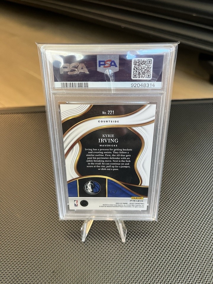 2023 Panini Select Kyrie Irving Black Finite 1/1 PSA 9 eBay