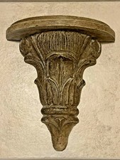  Vintage  Hand sculptured  wood wall Corbel/ shelf / Sconce.