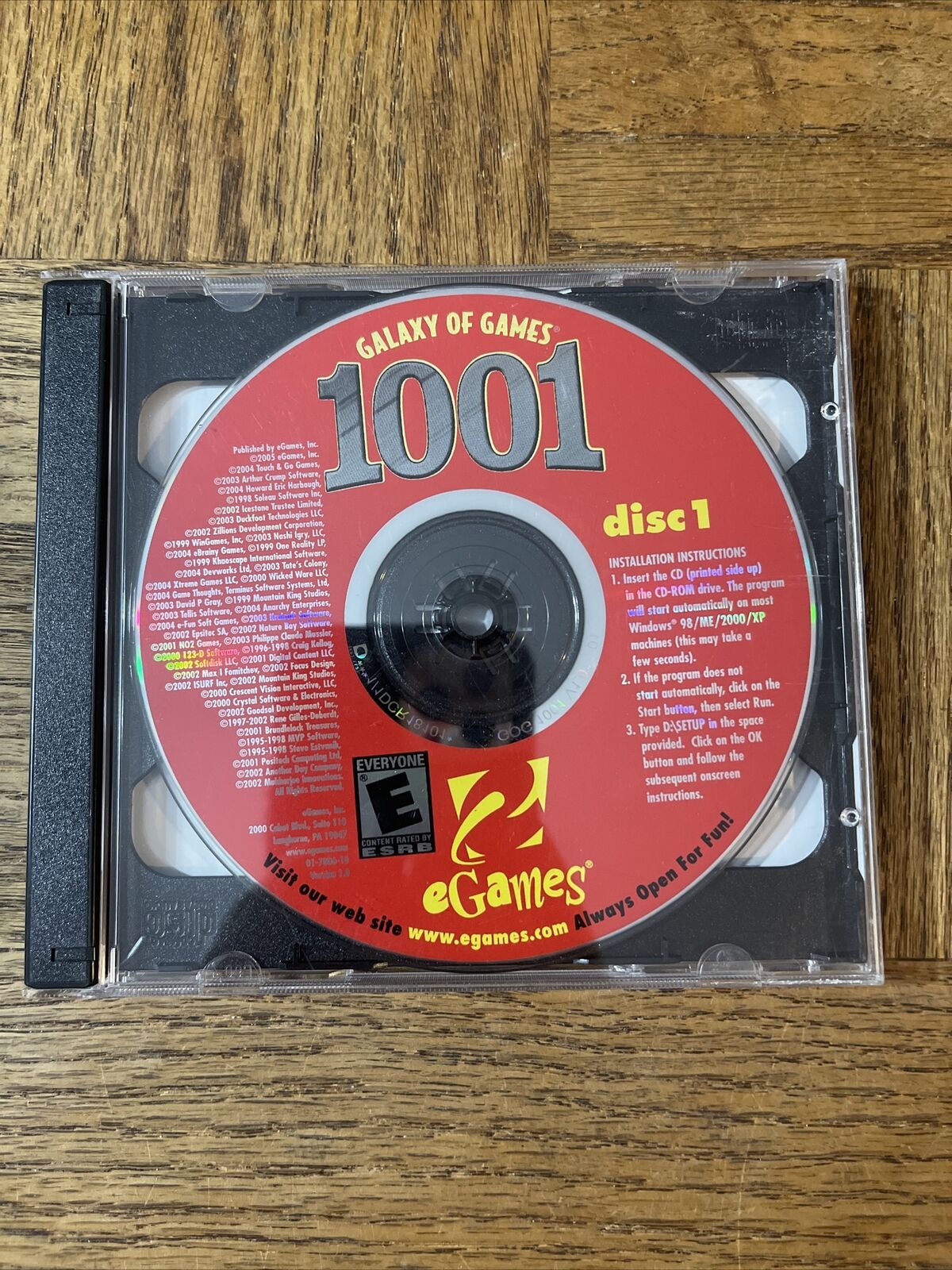 Galaxy Of Games 1001 PC CD Rom