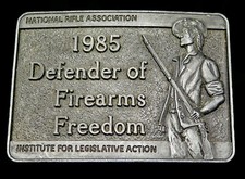 NRA National Rifle Association Freedom Guns Firearms Patriotic Belt Buckle