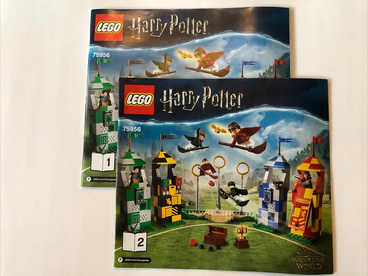 Lego Harry Sorcerers Stone Quidditch Match Instruction Only 75956 |