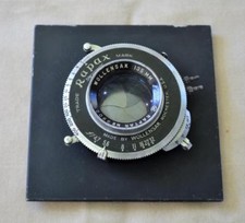 Wollensak 135mm f/4.7 Raptar Lens w/ Wollensak Rapax Synchromatic Shutter tested