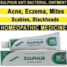 SULPHUR 10 OINTMENT CREAM ACNE BLACKHEAD SPOT SCABIES PSORIASIS ECZEMA 25gm