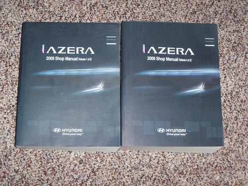 2009 Hyundai Azera GLS Limited Workshop Shop Service Repair Manual Set Vol. 1-2 - 第 1/1 張圖片
