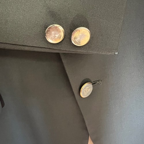 VTG Burberrys Super 100's Wool Olive Green Blazer Sport Coat Jacket Size 44 Reg - Picture 8 of 11