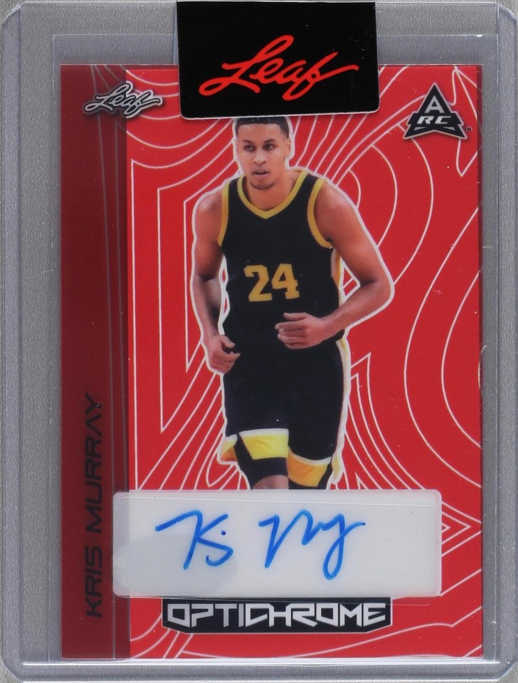 2022-23 Leaf Optichrome - Kris Murray #BA-KM2 - 1 of 2