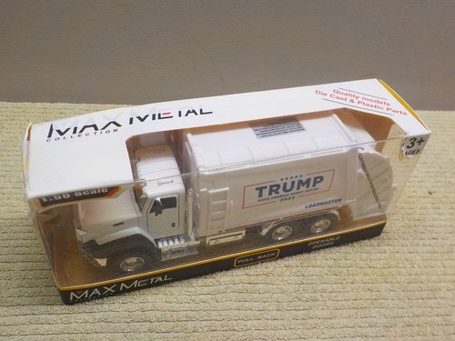 2024 Pres. Donald Trump Toy Garbage Truck 1:50 Scale Make America Great Again! - Picture 2 of 7