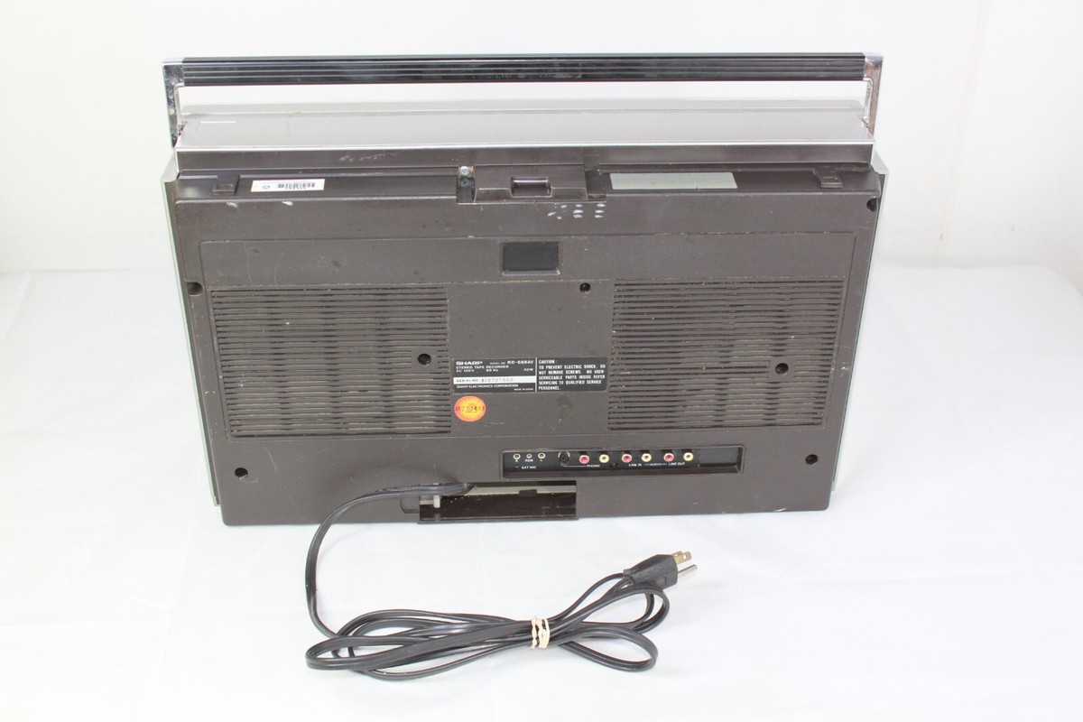 SHARP RD-688AV Professional Stereo Double-Cassette Tape Recorder