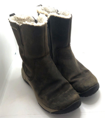 Merrell Womens Encore 4 Tall J003832 Brown Polar Waterproof Snow Boot Size 8