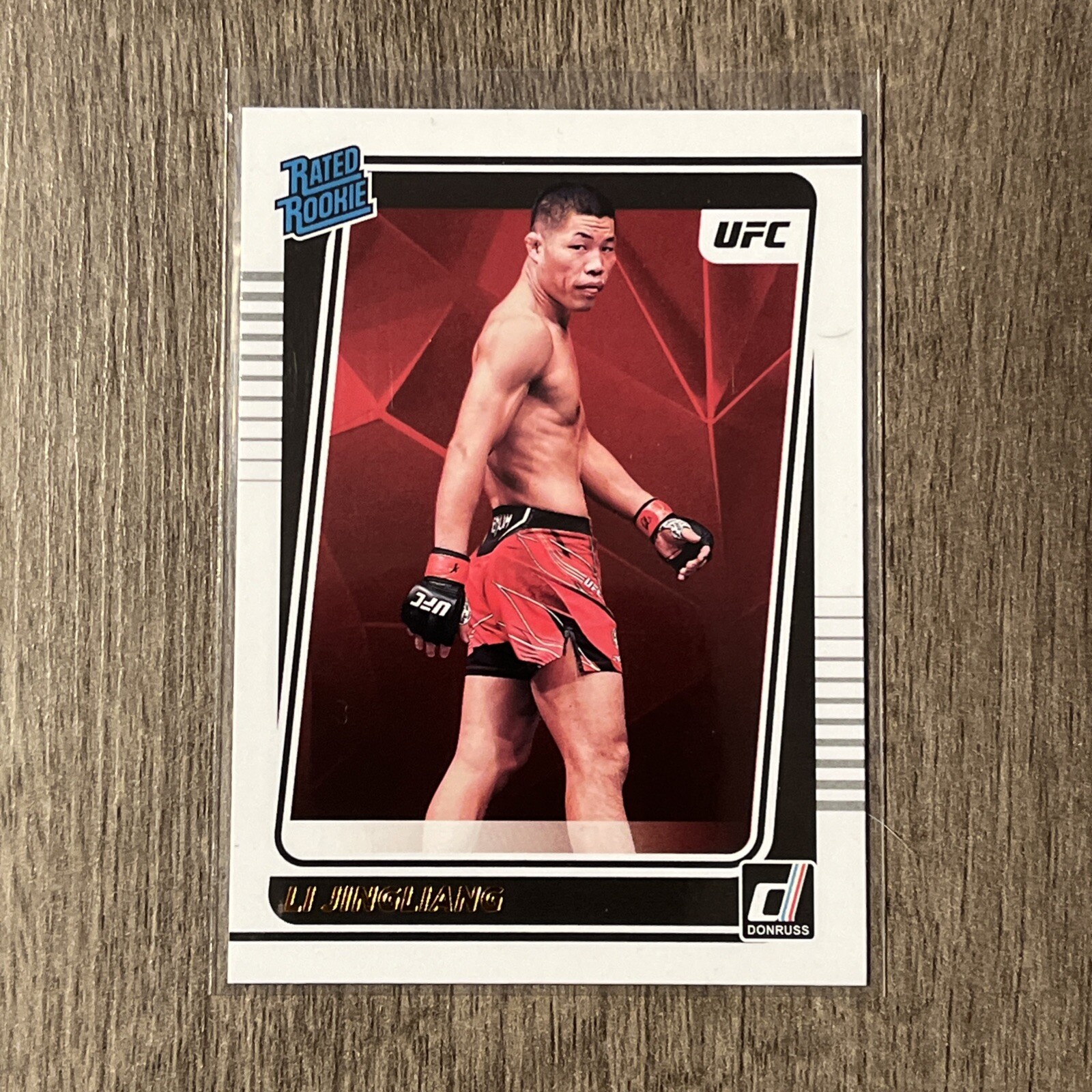 2022 Donruss UFC Base Rated Rookies #208 Li Jingliang - Welterweight