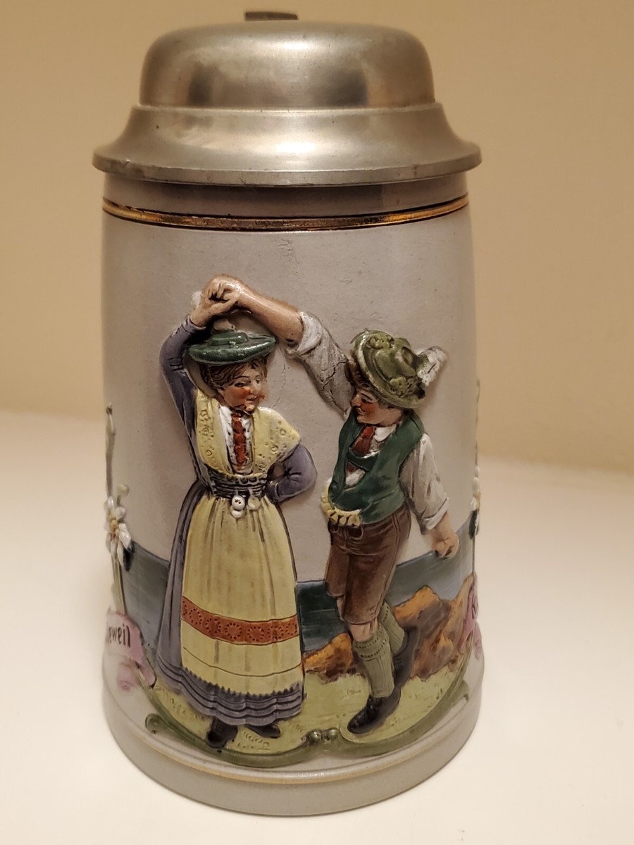 Steinページ Vintage Rosskopf & Gerz #700 German Beer Stein .5L | eBay