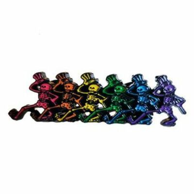 Grateful Dead - Dansant Bears - Métallique Autocollant - 4,5 X 2 - Tout