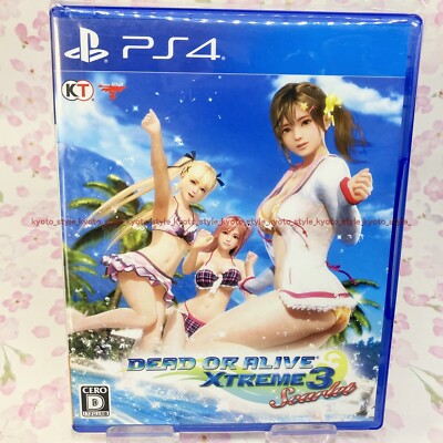 USED PS4 PlayStation 4 DEAD OR ALIVE Xtreme 3 Scarlet 14564 JAPAN IMPORT