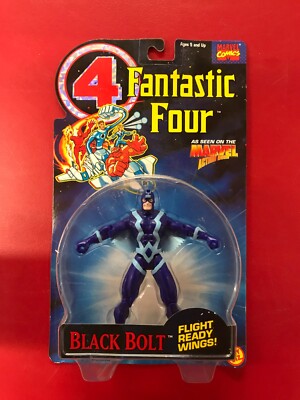 4 Fantastic Four Black Bolt Flight Ready Wings Figure (New)