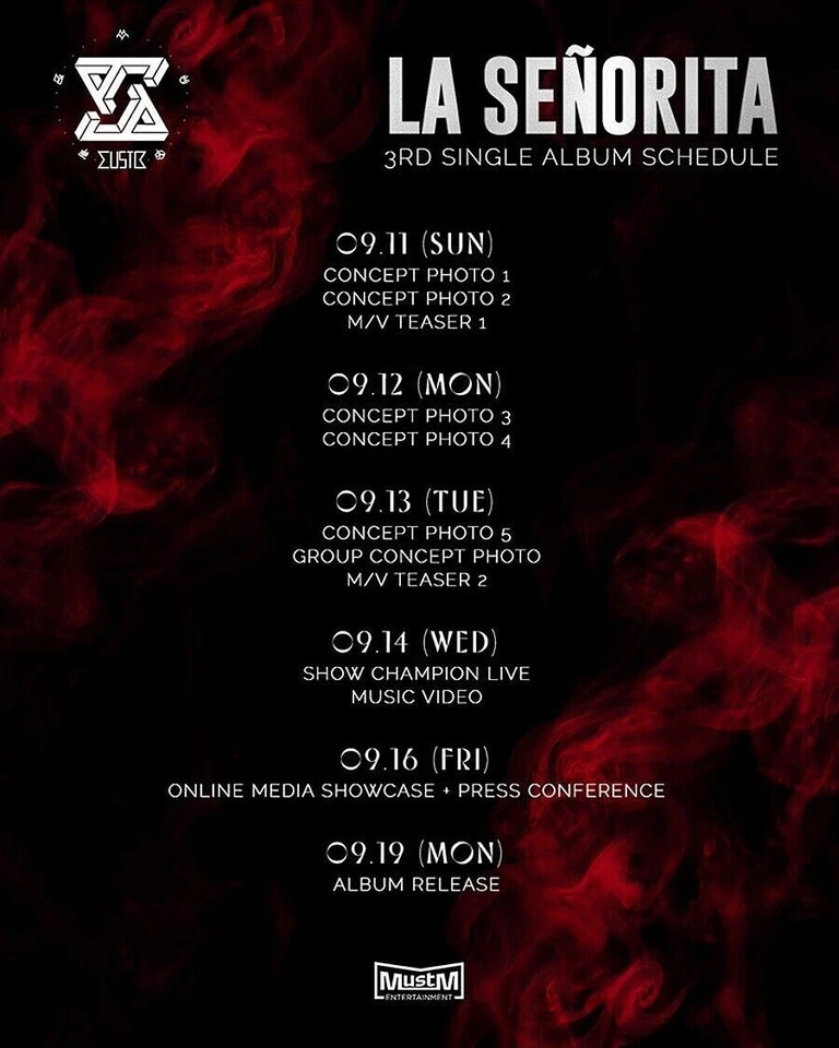 MUSTB [LA SENORITA] 3rd Single Album Digipak CD+Foto Buch+Karte K-POP SEALED - Bild 2 von 4