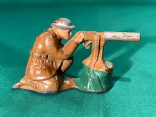 Scarce AM10a American Metal Firing Machine Gun Lead Dimestore Toy Soldier