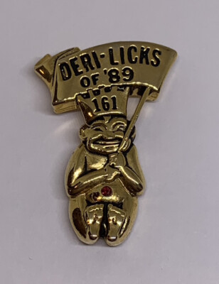 Billiken Royal Order Jester ROJ Long Beach Court 161 Deri-Licks 1989 Pin (99)