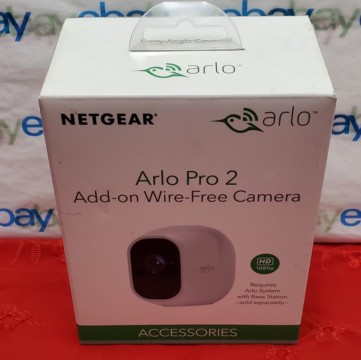 【未使用】Arlo Pro2 増設用 ネットワークカメラ VMC4030P ② Arlo Pro 2 Add-on Wire-Free Camera VMC4030P Night Vision In