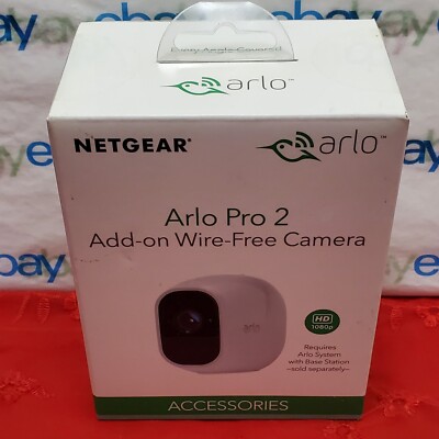 Arlo Pro 2 Add-on Wire-Free Camera VMC4030P Night Vision In