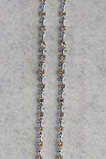Decorative Adjustable Fashion Bra Straps-Clear Rhinestone With Silver Stars