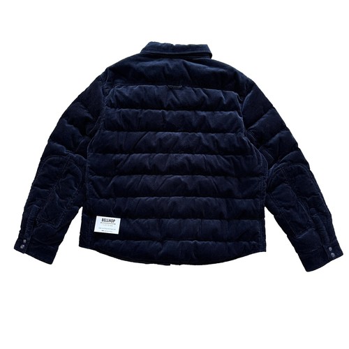 Polo Ralph Lauren Corduroy Beaton Water Repellent Down Jacket Coat Blue 2XL XXL - Picture 3 of 16