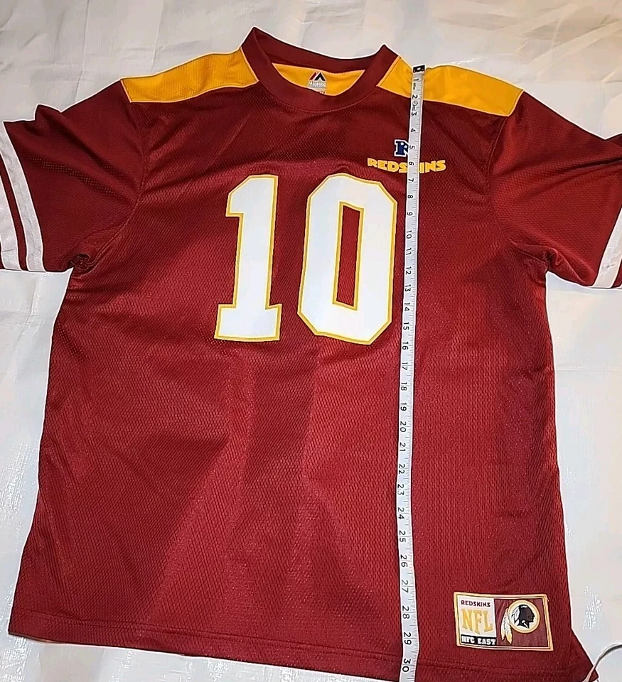 Majestic NFL Washington Redskins  Griffin III  Red Jersey Size XL  - Image 3 of 4