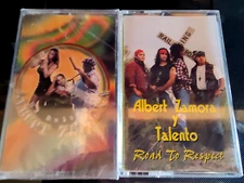 Albert Zamora y Talento "Road To Respect" "El Soltero" 2 Cassette Lot Tejano