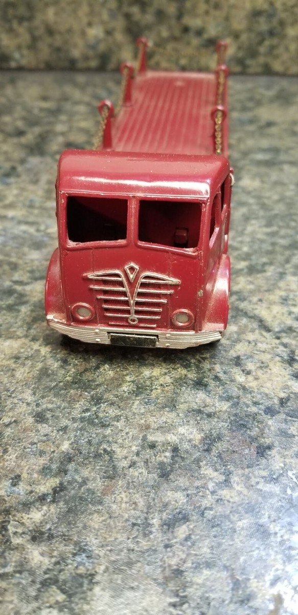 【週末セール】Dinky Toys 905 FODEN FLAT TRUCK Vintage Dinky Supertoys FODEN Red Flat Truck with Chains No. 905
