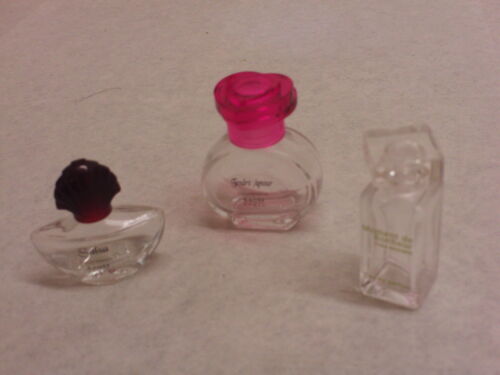 3 Small Perfume Bottles - Collect - Empty - Picture 1 of 1