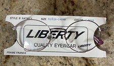 Vntg Brand New Liberty Eyeglass Frame High Quality France Sz. 52/20-140