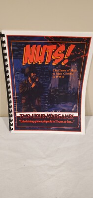 Nuts! The Game of Man to Man Combat in WWII by Ed Teixeria 2005 RPG -GENTLY USED