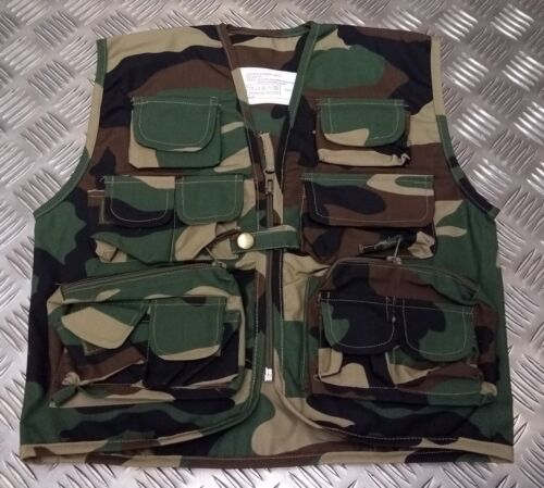 Kids ARMY Children's Assorted Action Multi-Pocket Combat Vest / Fishing vest NEW - Picture 3 of 10