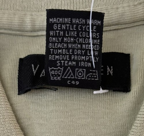 CAMISA POLO HOMBRE VANHEUSEN MANGA CORTA TALLA PEQUEÑA COLOR OLIVA SUAVE NUEVA CON ETIQUETAS - Imagen 6 de 6
