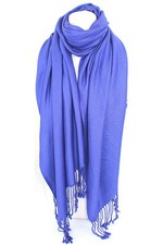 Royal Blue High Quality Pashmina Scarf Shawl Stole Wrap Hijab 100 Viscose